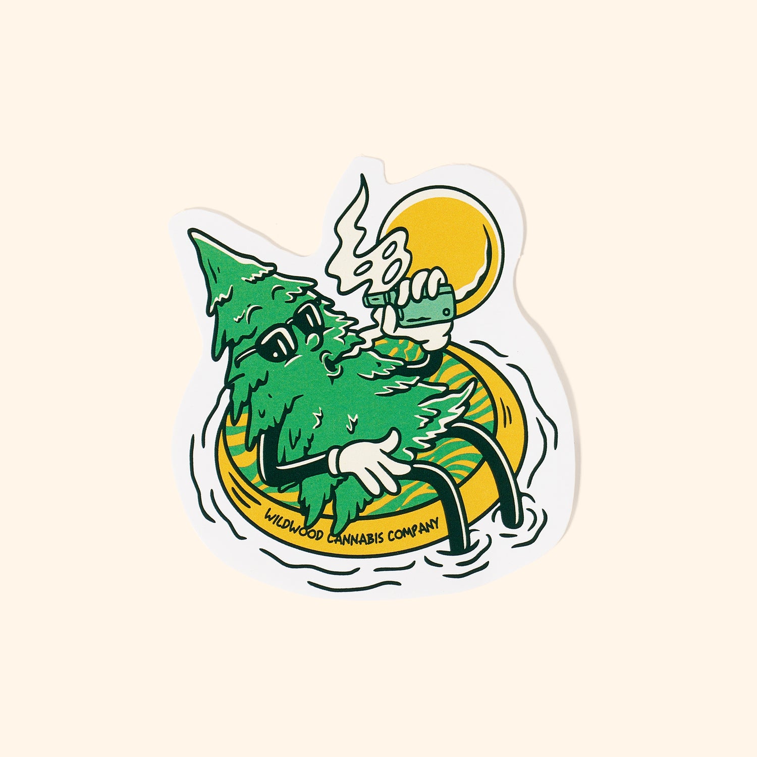 Float On Sticker