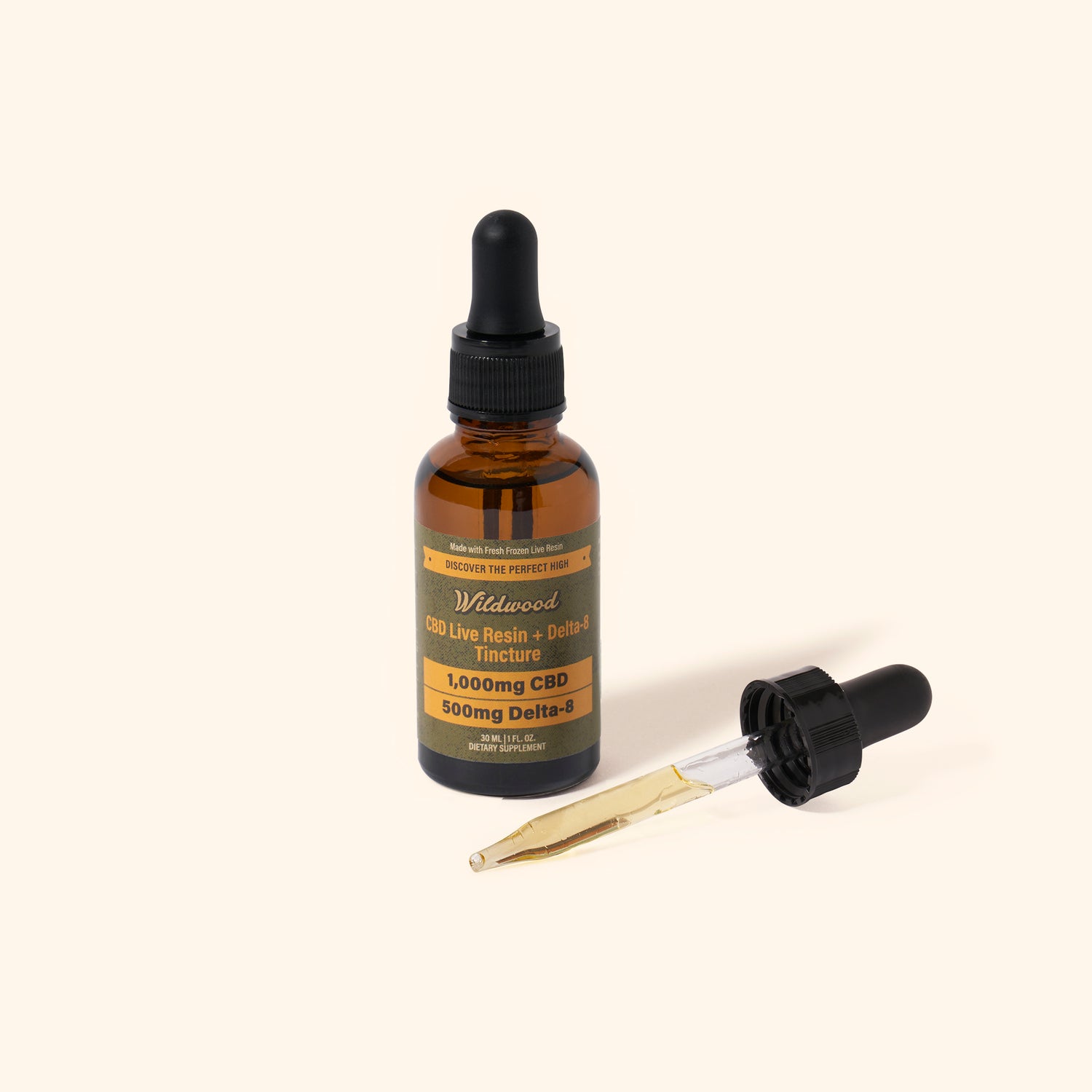 CBD Live Resin 1000mg + D8 500mg Tincture
